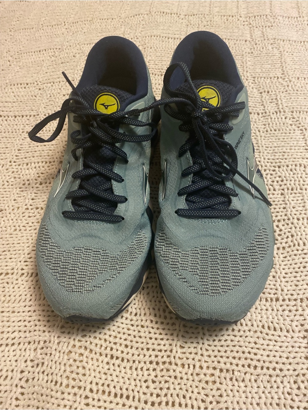 Mizuno Men's Running Shoes - Teal with Navy Accents